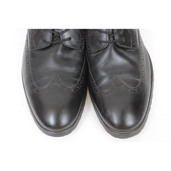 Aldo Toney Mens 10 Wingtip Black Leather Chukka Boot Preppy Business Dressy main image 4